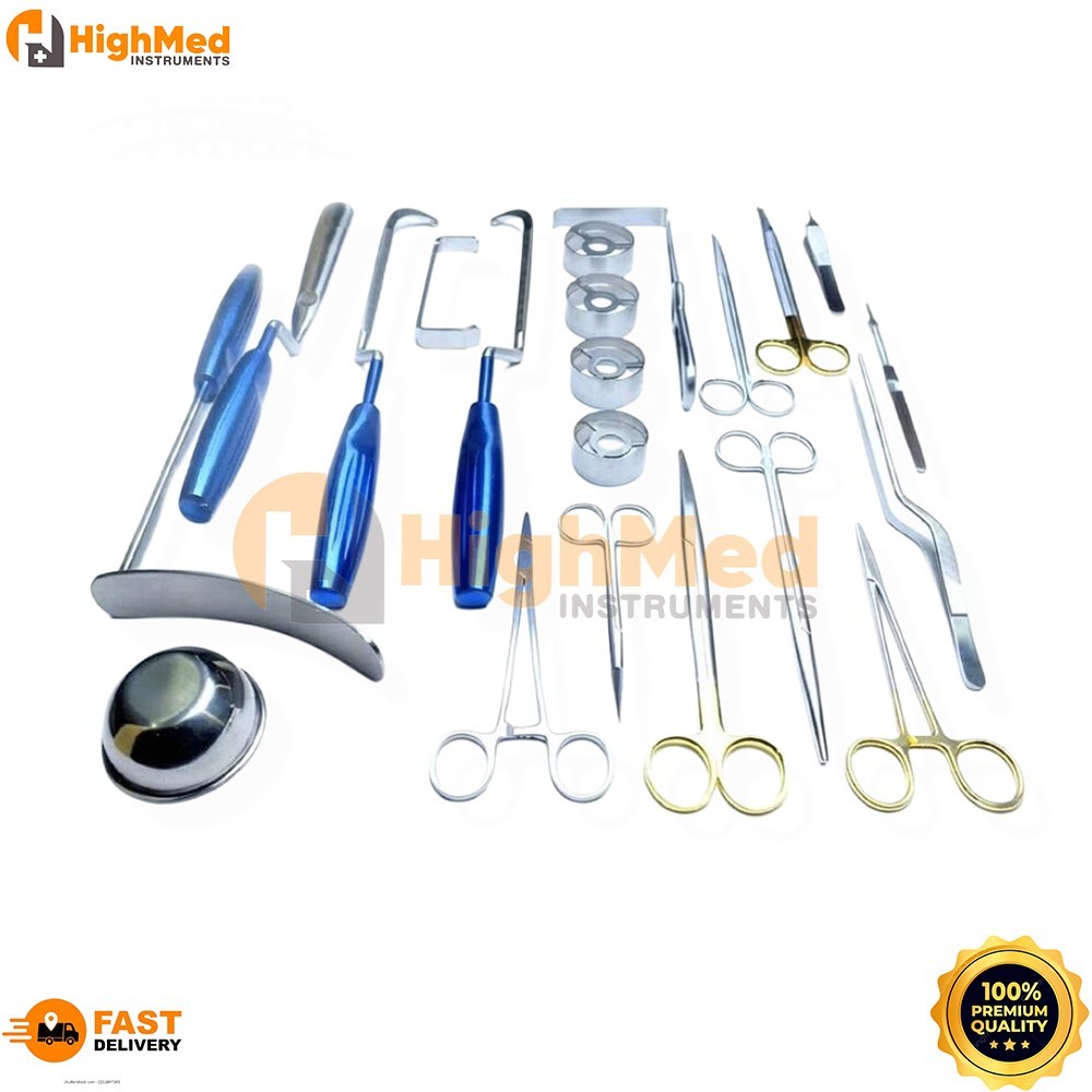 21 Pieces Manual Breast Reduction Surgical Instruments Set German Stainless