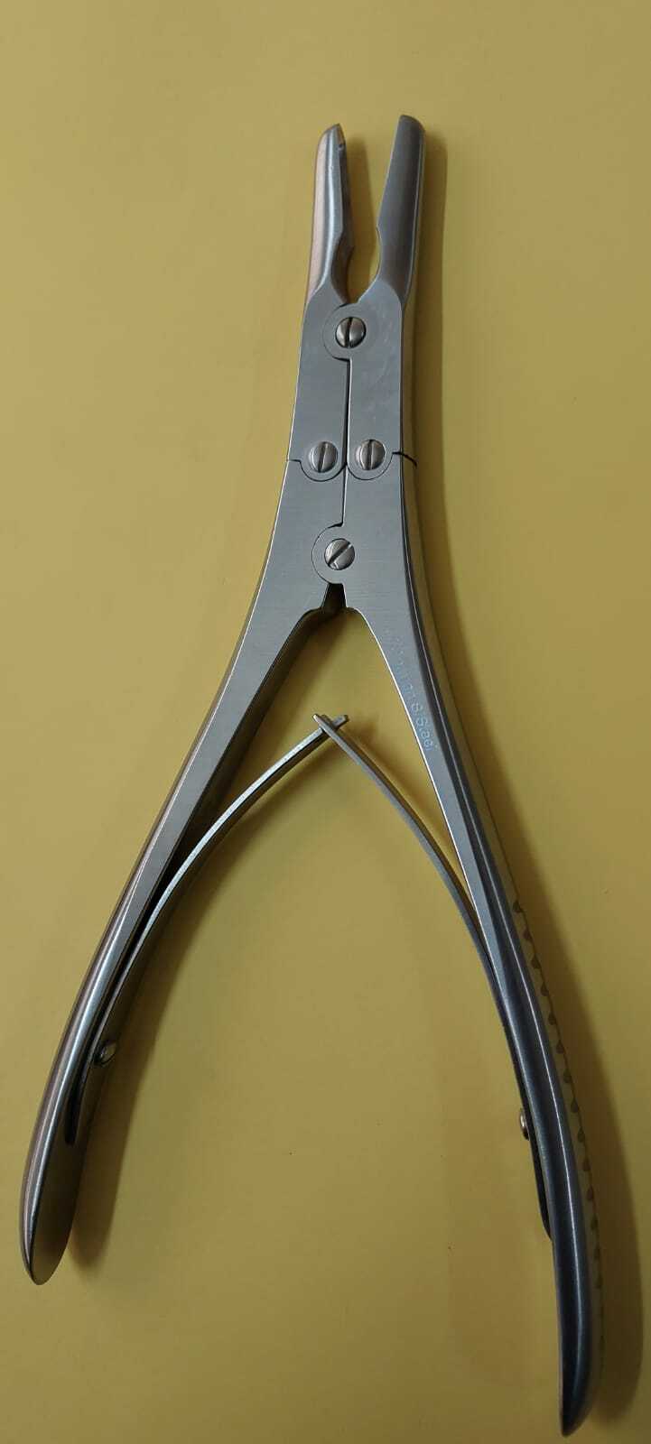 Bone Nibbler Rongeur 8″ Straight 4mm Bite Double Action Surgicalinstr OrthoNeuro