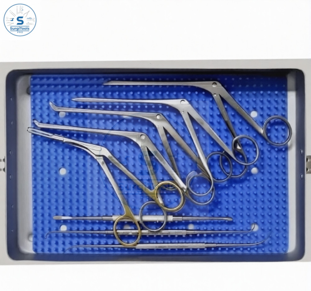 10 Pcs Minor FESS Instruments Set Endoscopic Sinus Surgery ENT Surgical Kit