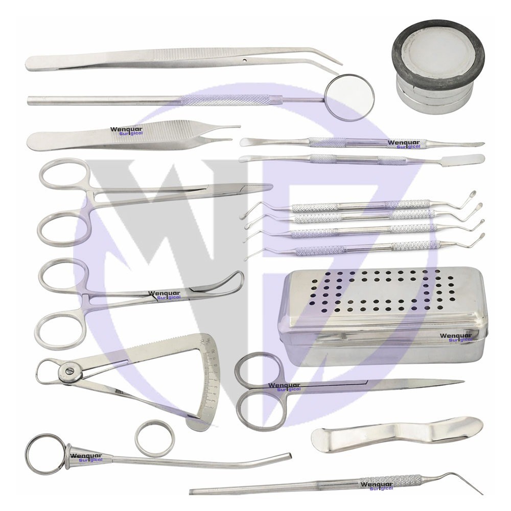 Dental Oral Surgery Implant Kit Dentistry Surgical Instruments With PRF Box