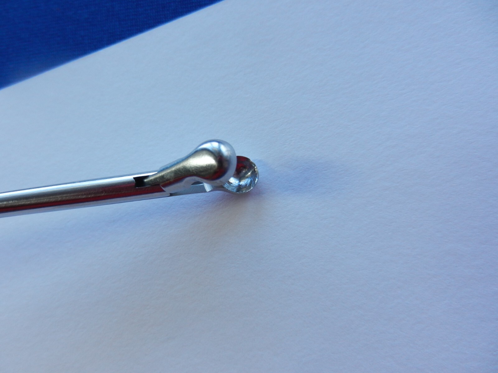 E4399 V. Mueller BE2423 Jackson Straight 6.0mm Cup Laryngeal Forceps 11″ Long