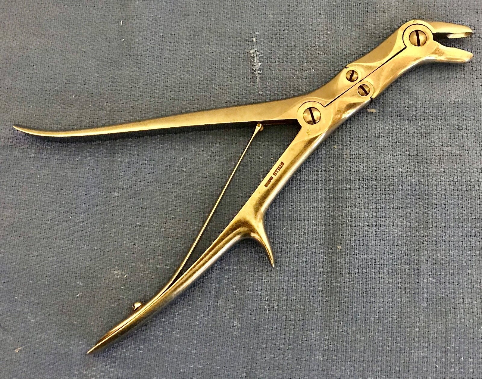 Stille-Luer-Echlin angular duckbill rongeur, GC, guaranteed.