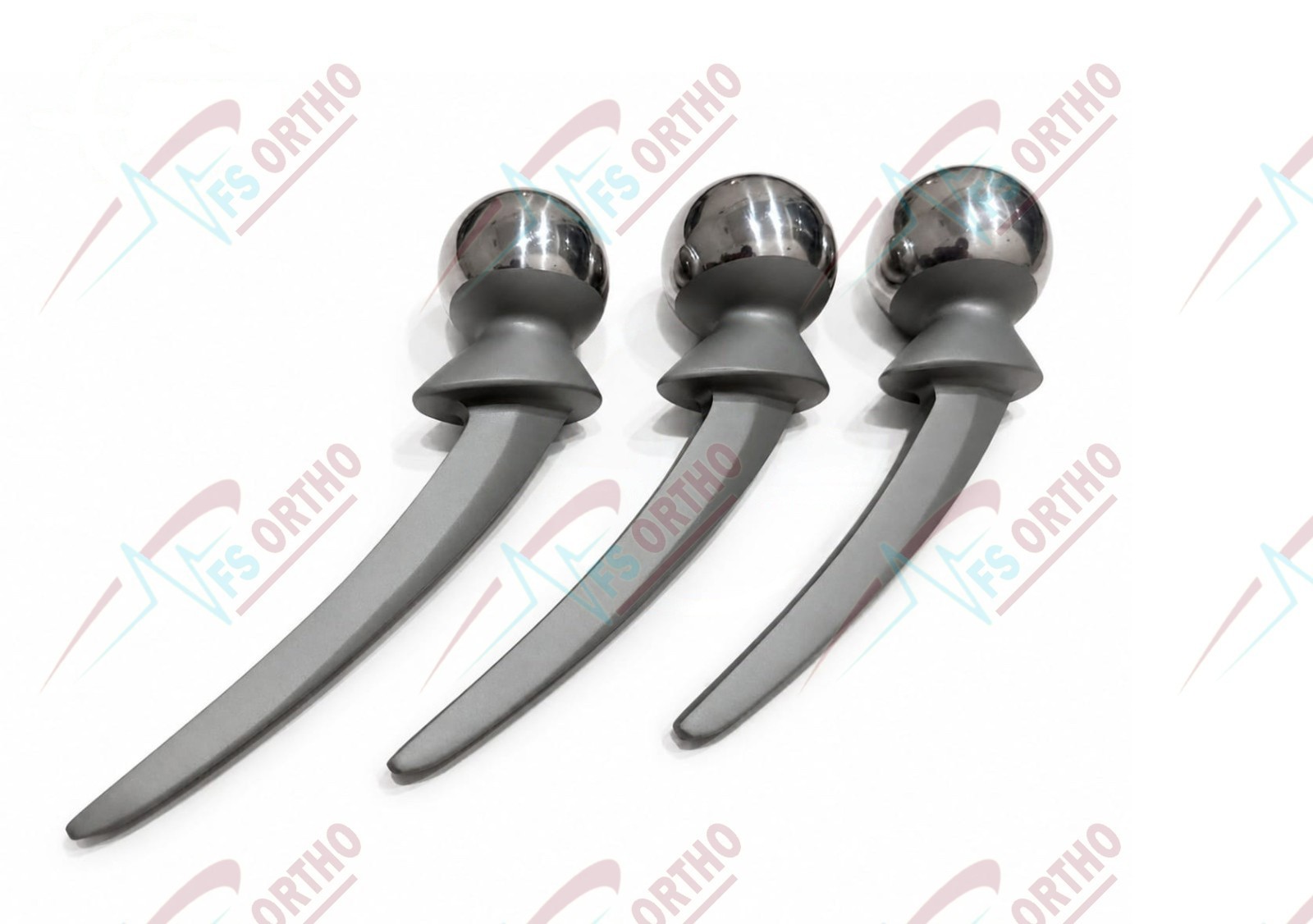 Thompson Hip Prosthesis Orthopedic Instrument Set Sizes 43mm 44mm 45mm 3 Pcs lot