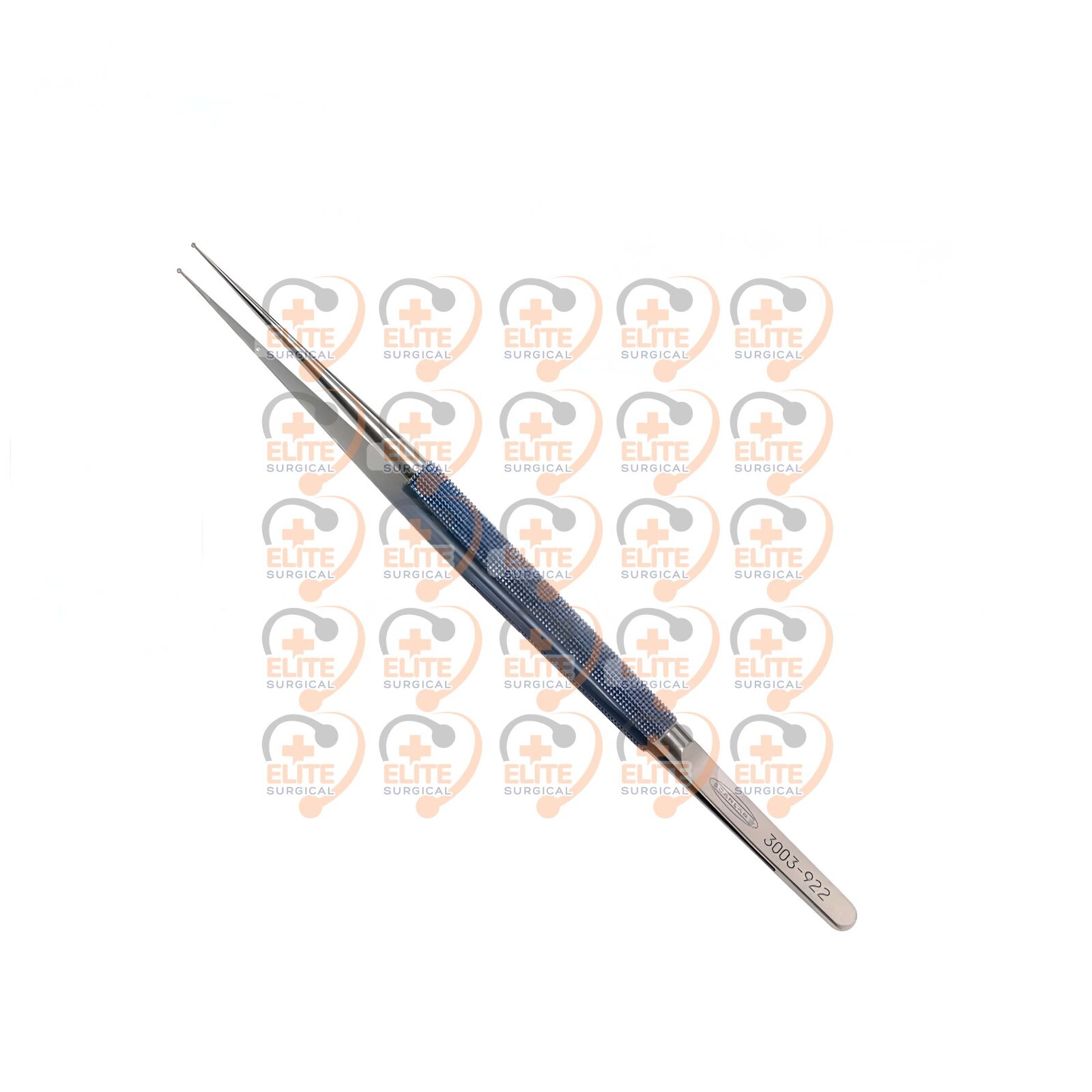 Titanium Scanlan Dennis Micro Ring Forceps 18cm Blue