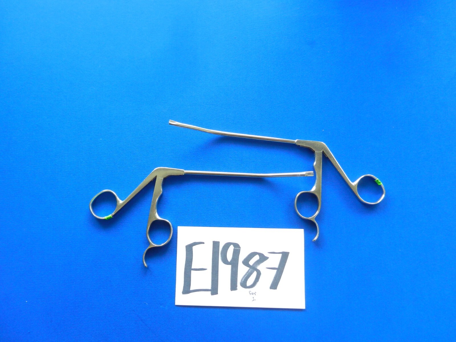 E1987 R. Wolf 8489.041 8489.042 Left and Right Curved Hook Scissors