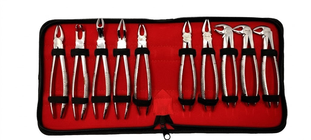 Tooth Dental Instruments Dentist Surgery Tools Kit Extraction Forceps Adult