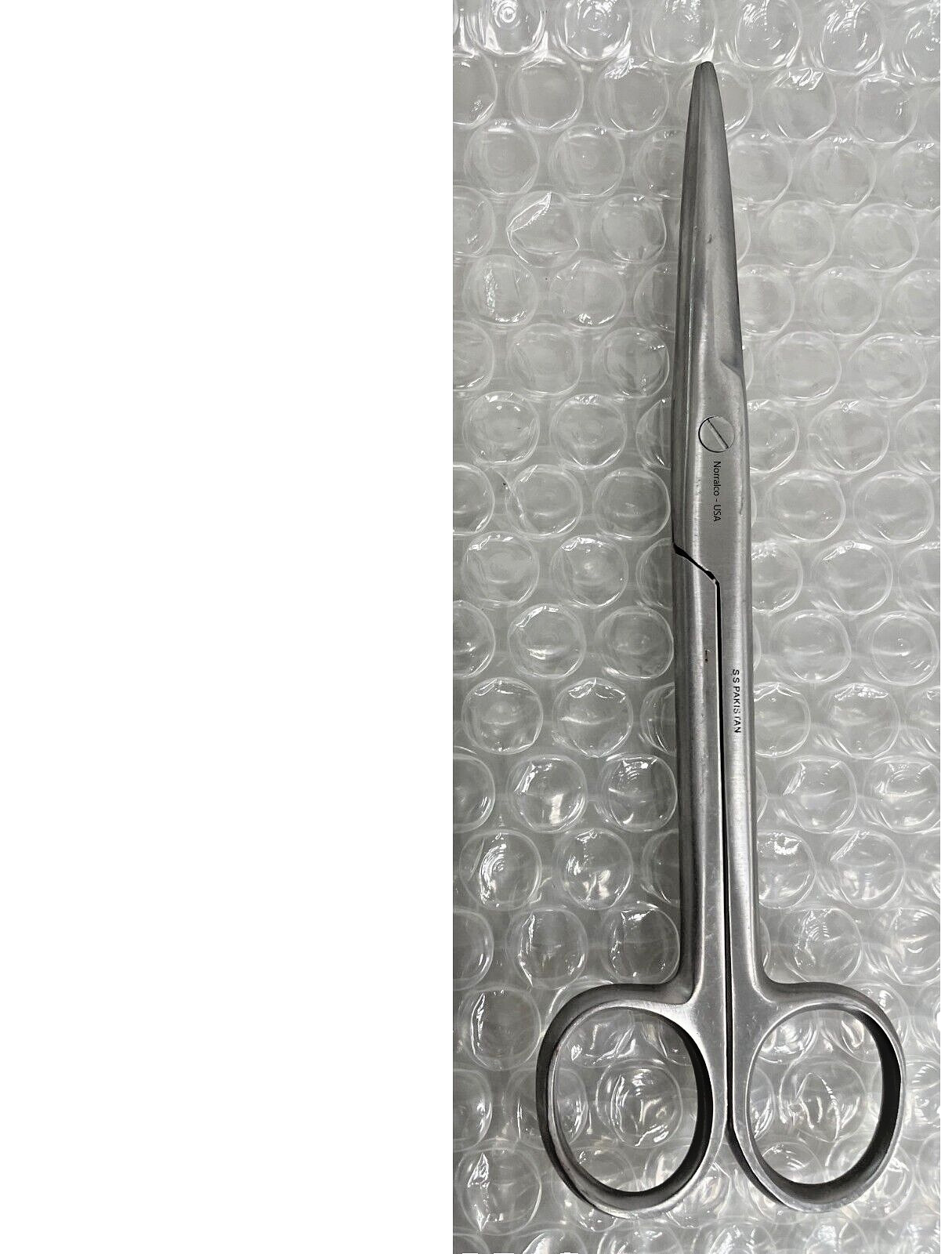 12 Mayo Dissecting Scissors, 6.3/4″, Straight, Beveled Blades, Economy Grade