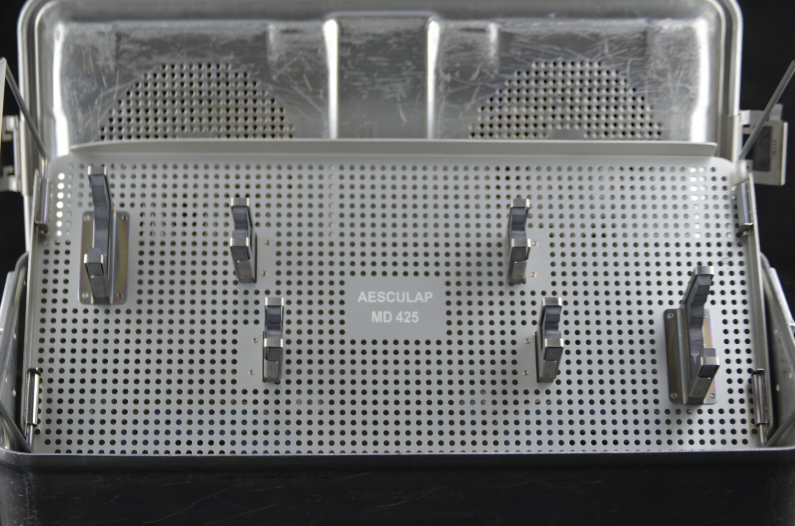 AESCULAP JM489 JM442 Sterilization Container Surgical Instrument Case & MD425