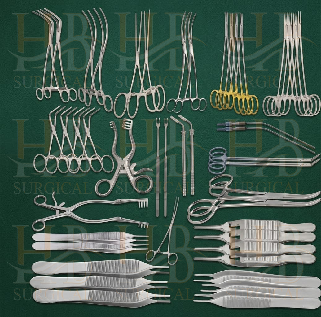 Vascular Surgery Set of 52 Pieces High quality Surgical Instruments