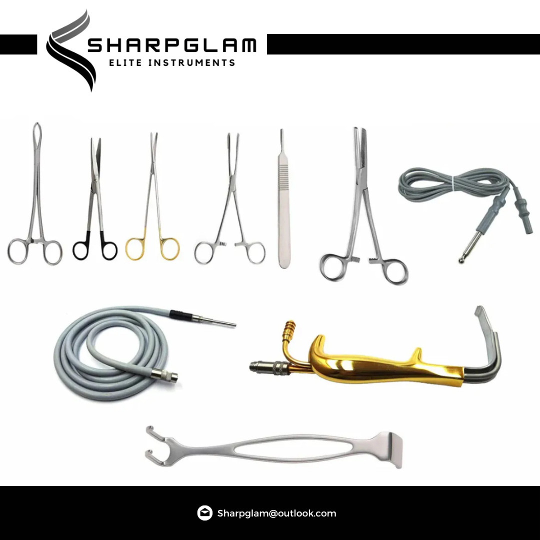 19 PCS Plastic Surgery Instrument Set Rhytidectomy Facelift Surgical Kit CE