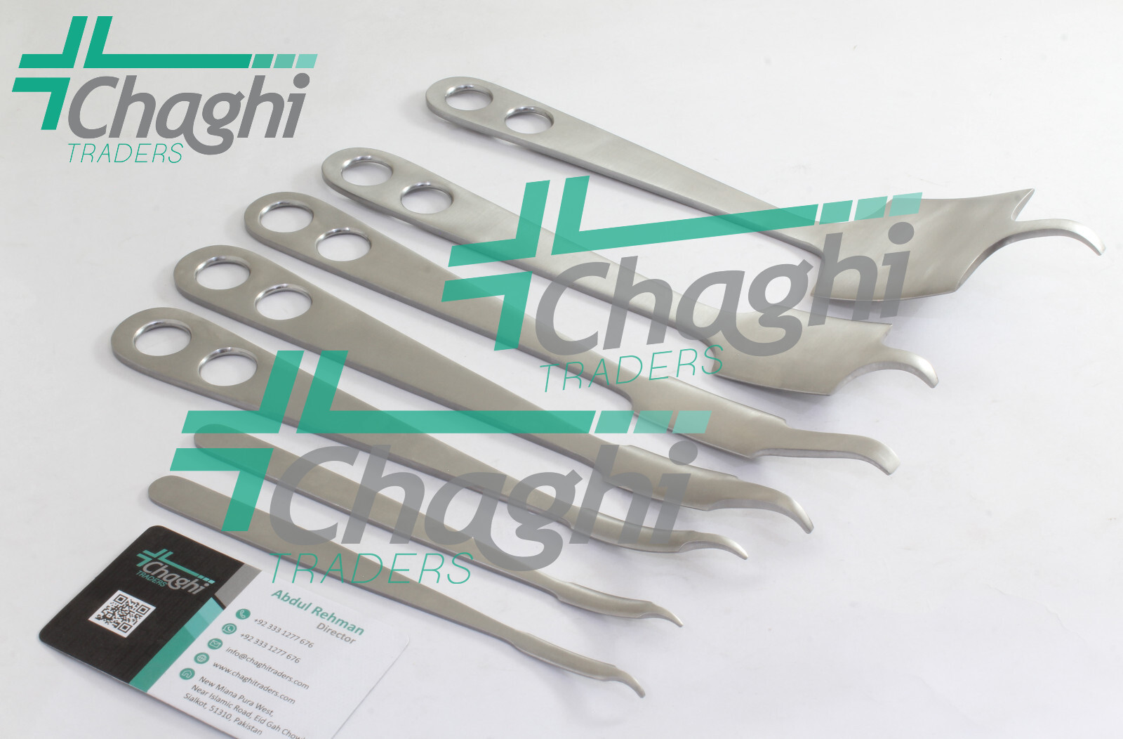 Hohmann Retractor Surgical Orthopedic Instruments Set of 7 PCs 2 Set Chaghi Trad