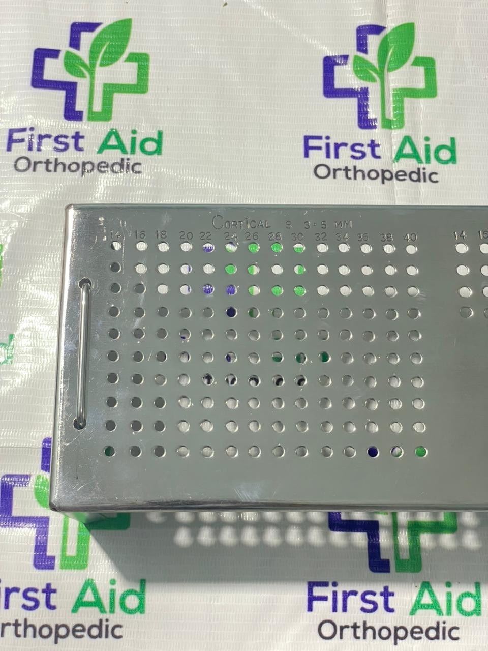 Orthopedic Empty Case Box for 3.5mm Cortical + 4mm CancelouScrew Stainless Steel