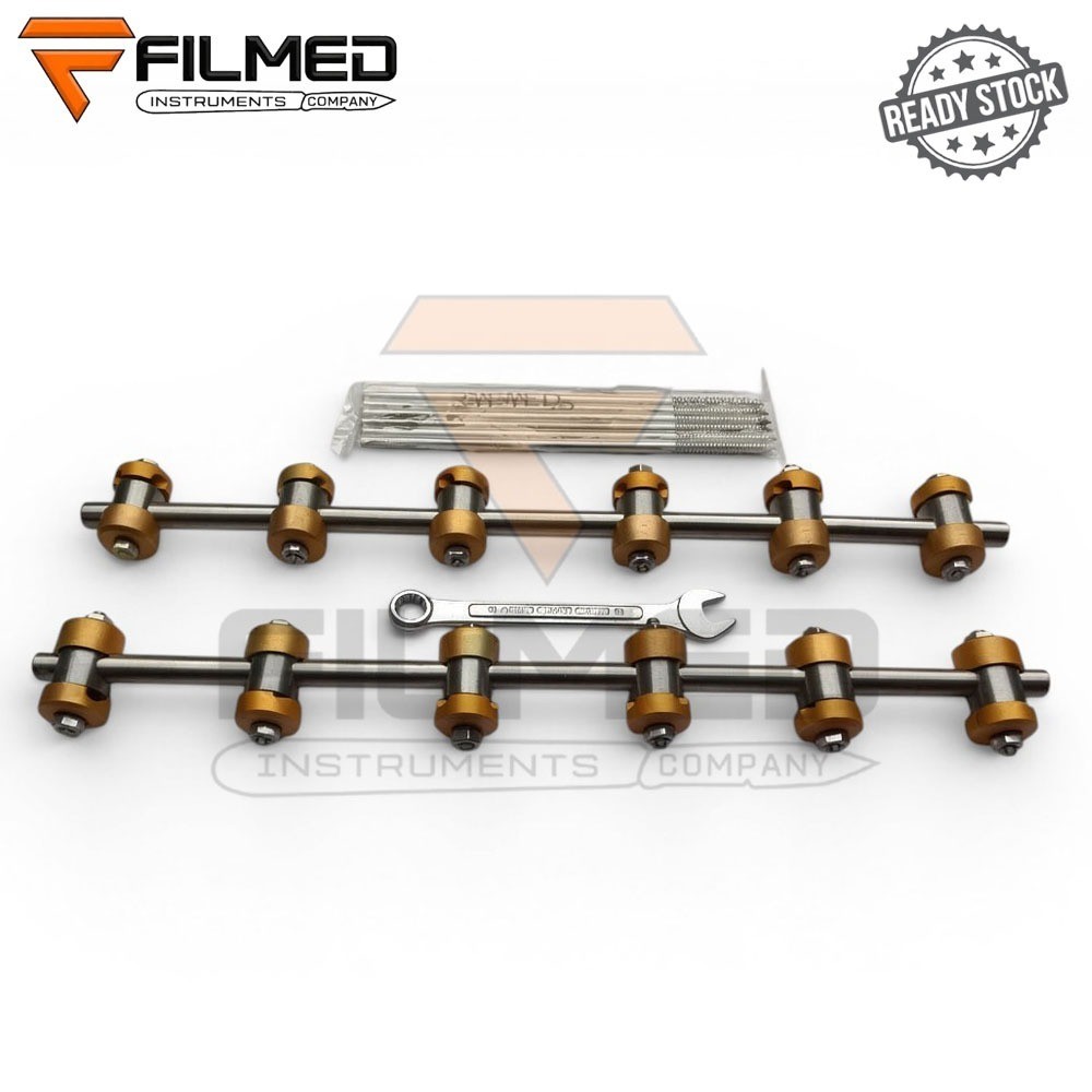 External Fixator 5mm A.O Set of 9 Pcs Orthopedic Instruments