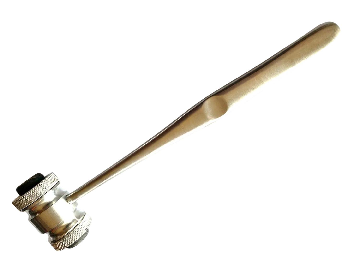 Mead Mallet 7.5″ Head 8oz with 2 Replaceable Nylon Caps Stainless German Grade