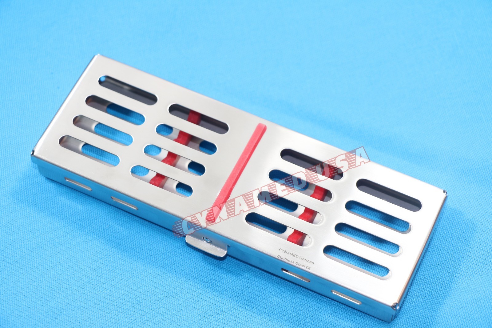 German Dental Sterilization Cassette Rack Tray Box For 5 Surgical Instruments
