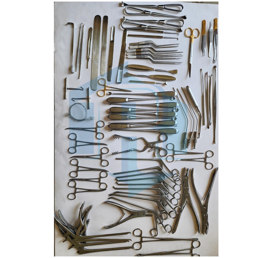 Basic Craniotomy & Laminectomy Surgical Orthopedic Spinal Instruments 78 Pcs Set