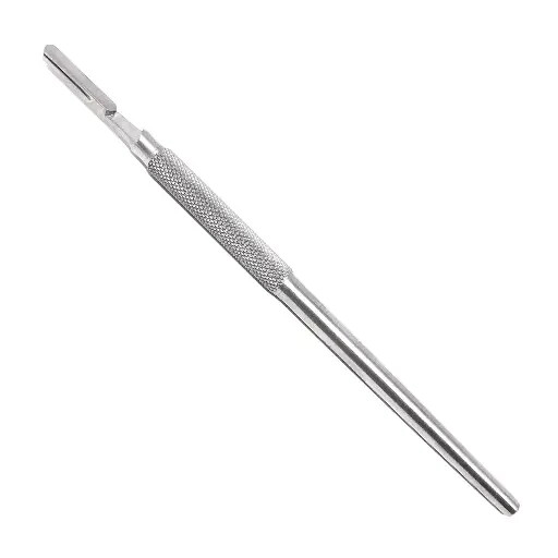 6 SIEGEL Knife Handles, 6″, Straight, Round, Non-Magnetic, Premium Stainless