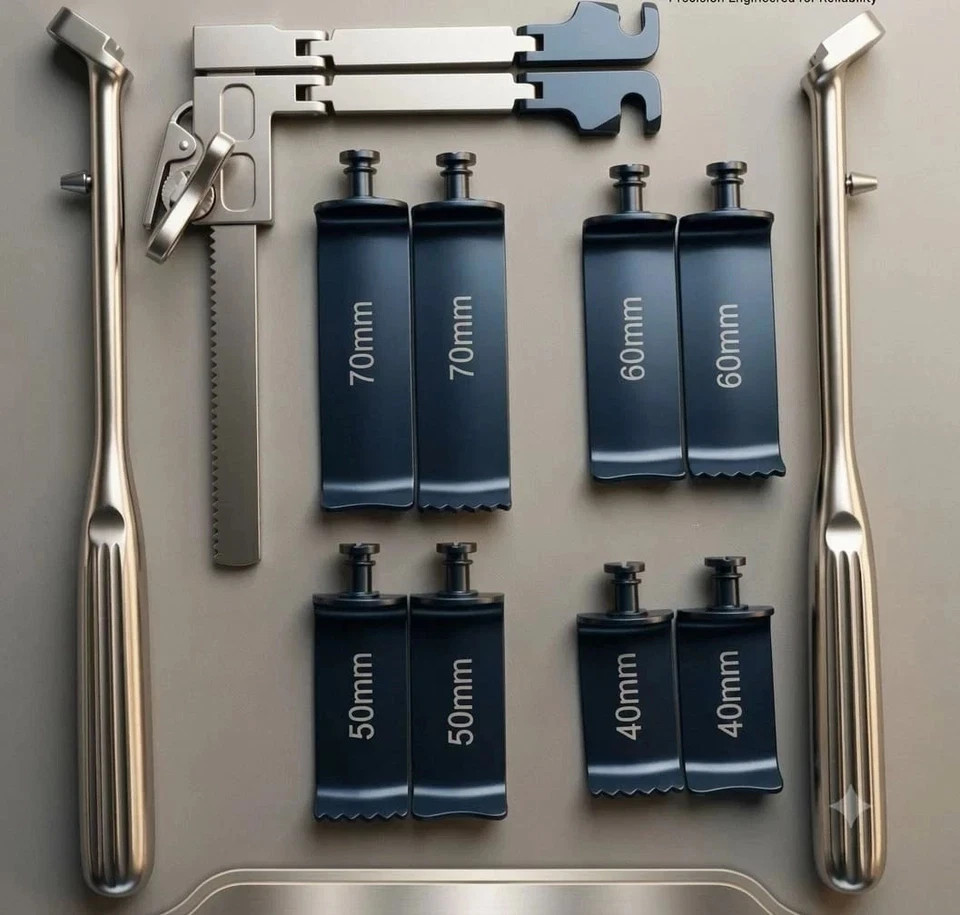 McCulloch Style Spinal Lumbar Retractor Set 11 Pc Orthopedic Spine Surgery