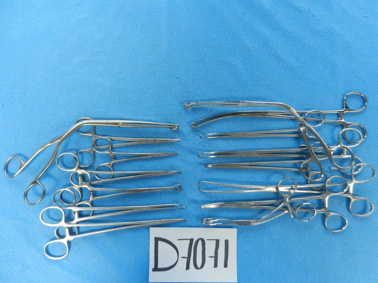 D7071 Pilling Weck Symmetry Codman Surgical Forceps Lot of 15 12.5-26cm
