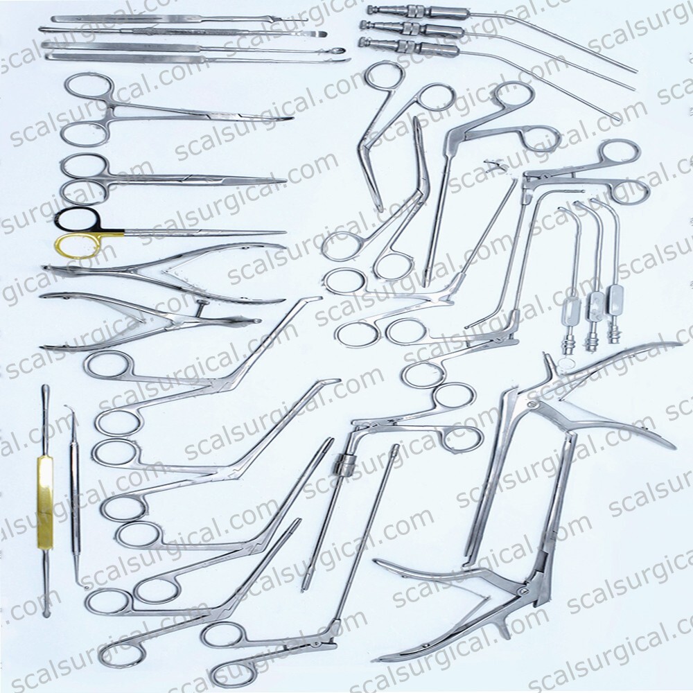 Endoscopic Sinus Surgery Set – 31 Pc FESS Instruments Kit for ENT & Rhinoplasty