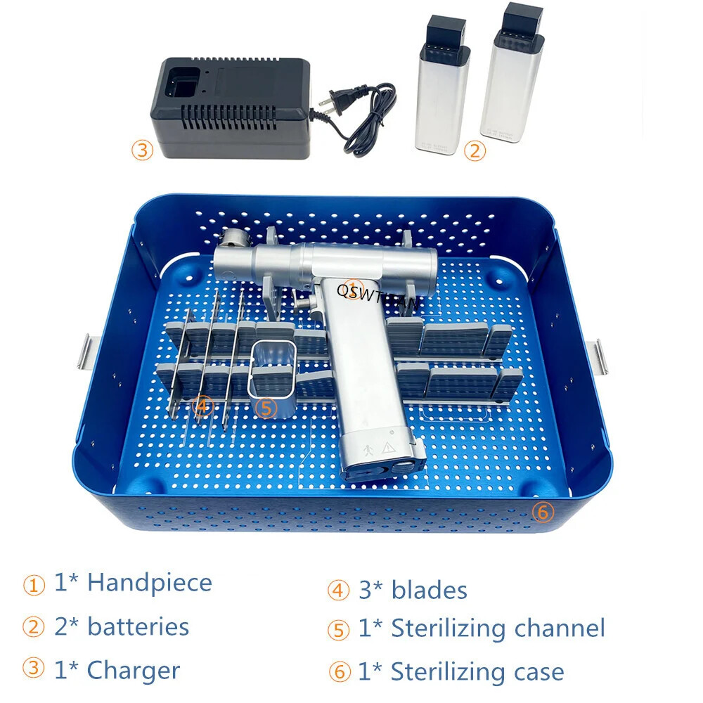Orthopedic Oscillating Saw Set Electric Bone Saw Cutting Saw Surgical Instrument