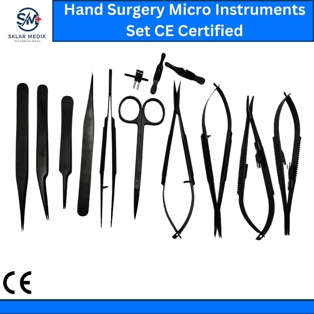 Hand Surgery Basic Set Micro Surgical Instrument CE Stainless steel + Free box