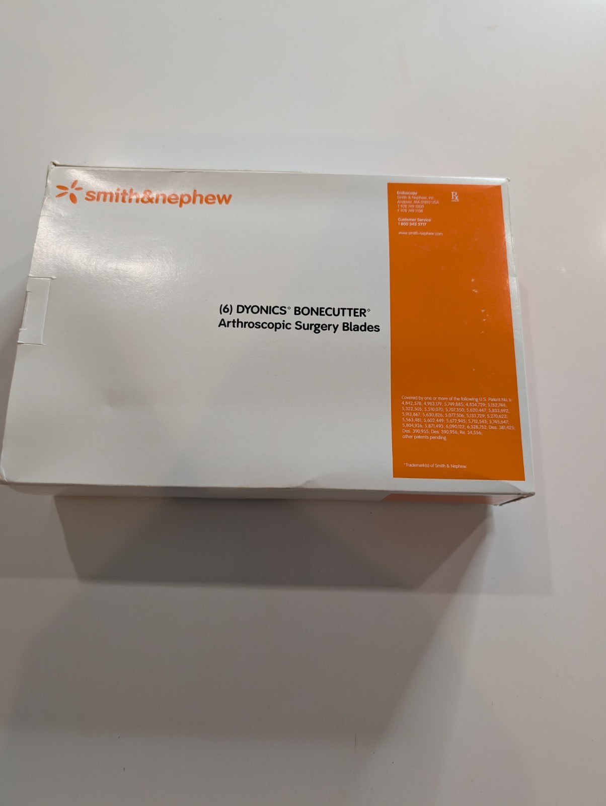 Smith & Nephew DYONICS 3.5mm Bonecutter Arthroscopic Surgery Blade 7210486