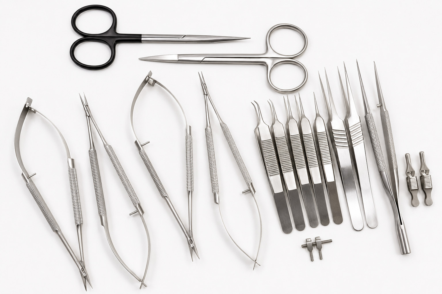 Hand Surgery Basic 17 PCS Set of Micro Surgical Instruments Stainless steel set