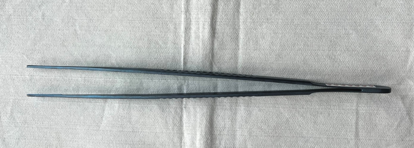 V. Mueller CH 5904-T Debakey Vascular Tissue Forceps, Titanium 9-1/2″ overall L