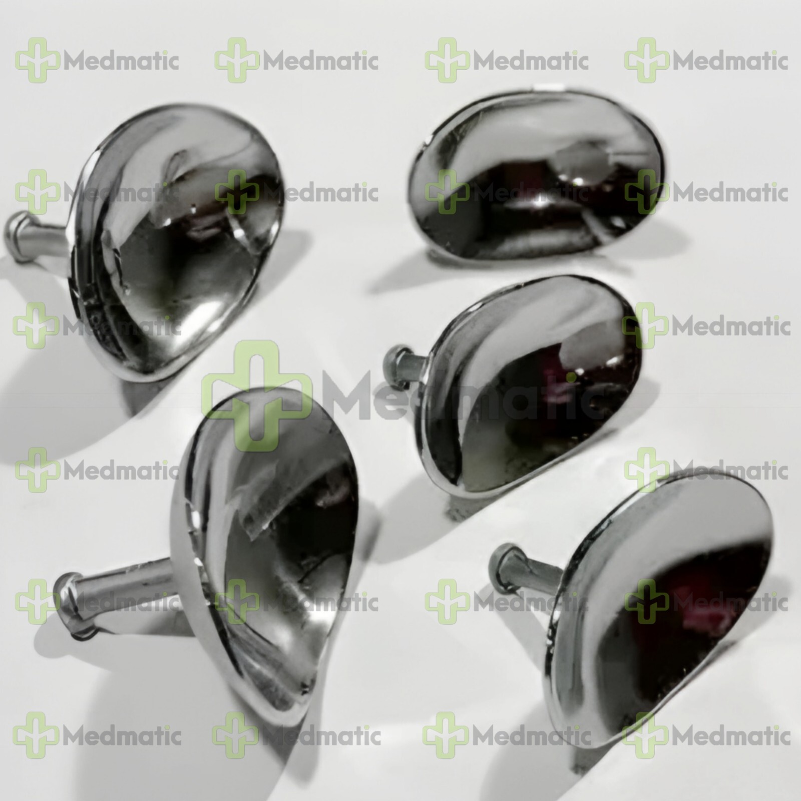 6 Pcs Lot Corneal Shield Laser Eye Shield Corneal Protector Stainless Steel