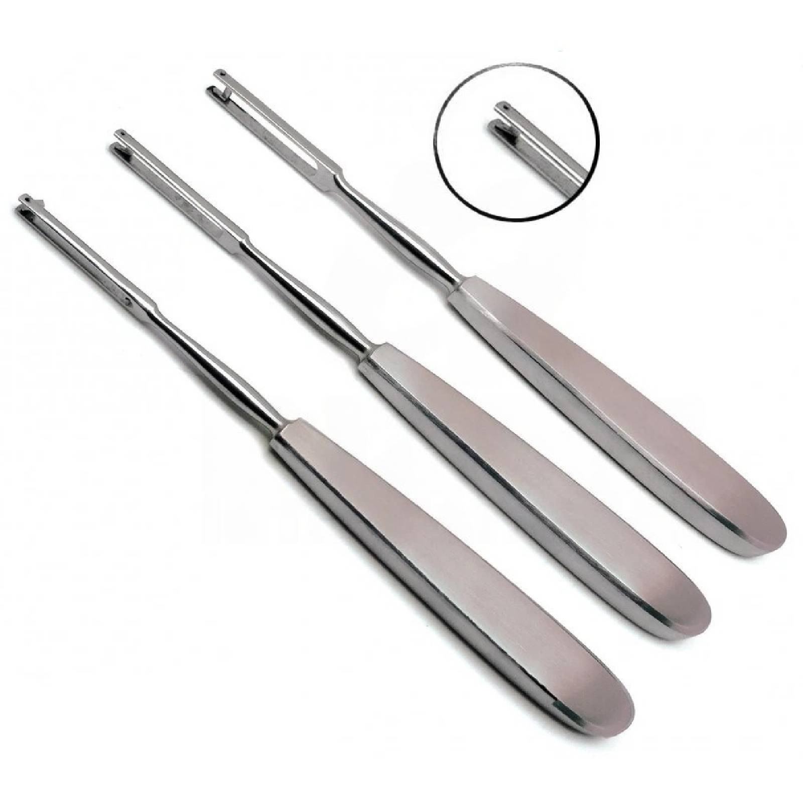 Set of 3 Ballenger Swivel Knife, 7.75″, Straight Surgical instruments