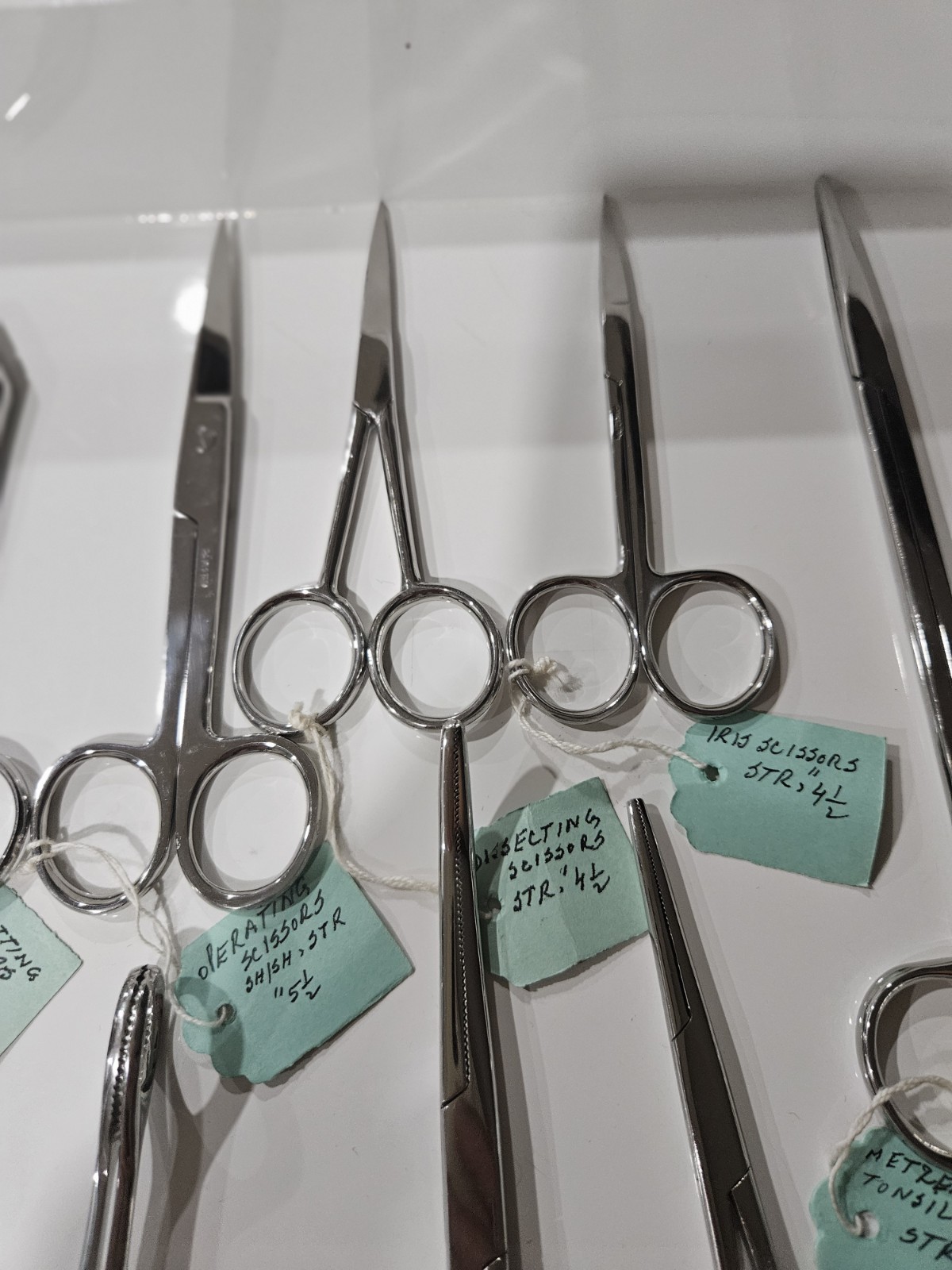 Assorted Lot of 25 Various Brand & Size Of OR Medical Surgical Instruments, S.S