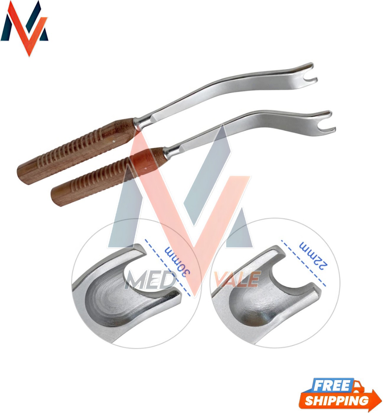 Hohmann Retractor Acetabular orthopedic surgical instrument Femur bone prying