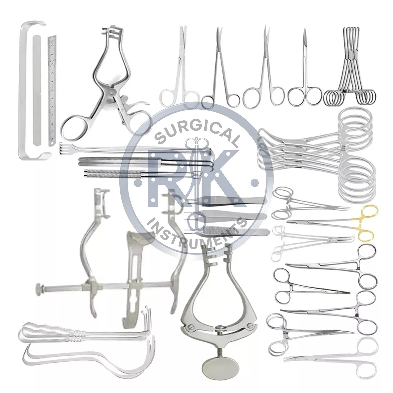 Pediatric Laparotomy Instruments Set of 51 Pcs Surgical Medical Instruments Set