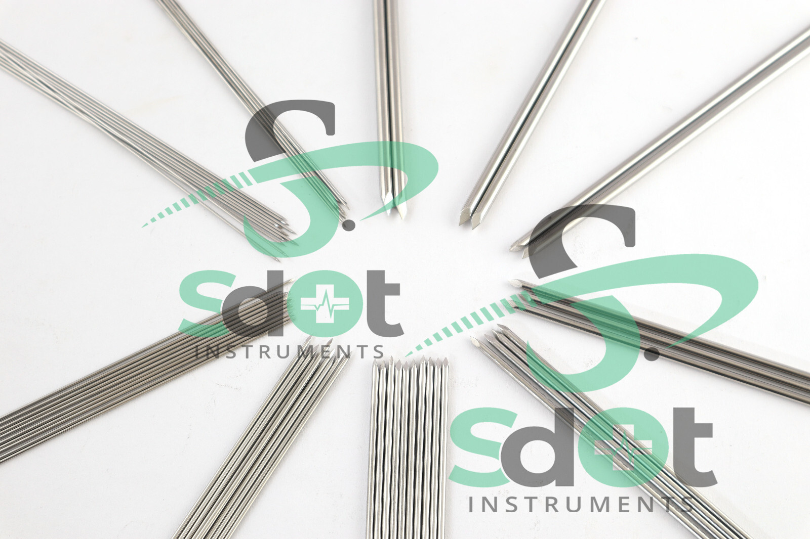 IM Pins (Intramedullary Pin) Double Trocar with Sterilization Box K-wire Rack