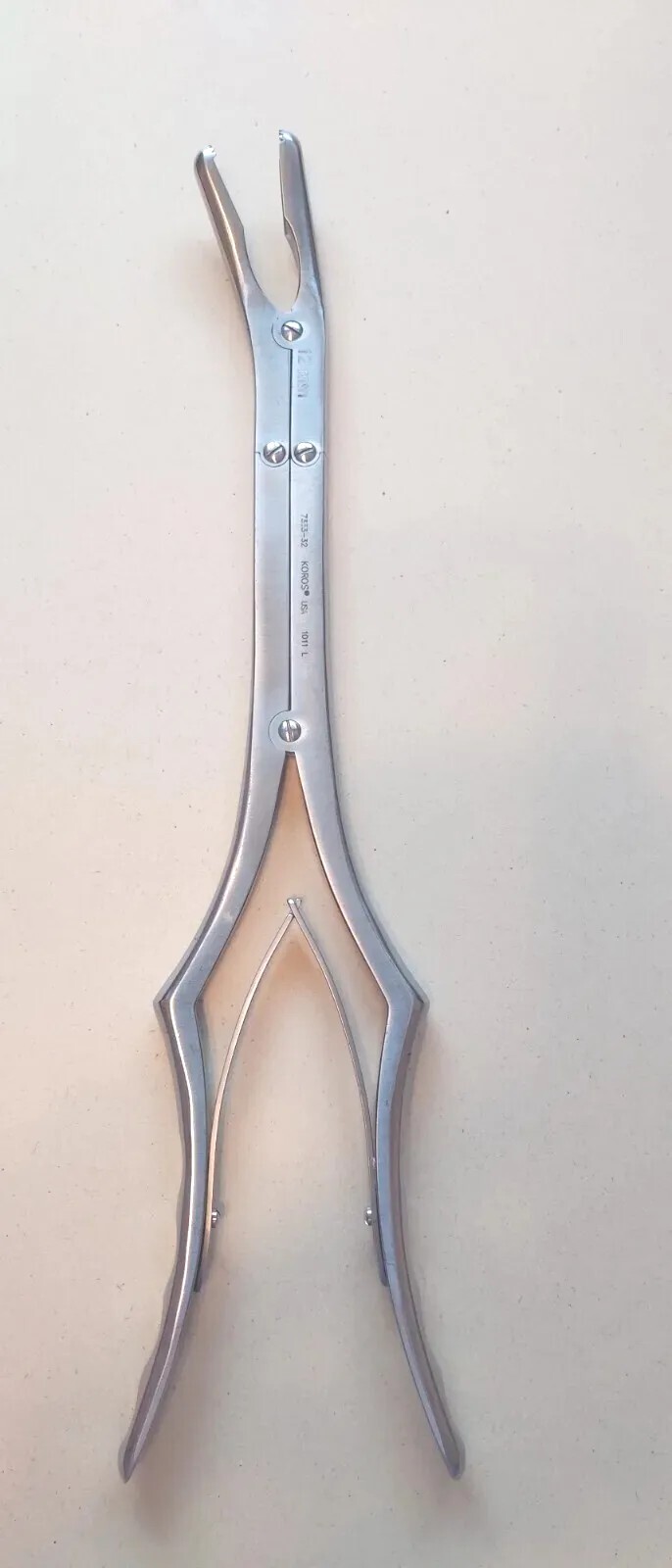 ****ALIF Rongeur **KOROS USA**12 MM ANGLED W/ SERRATED JAWS****