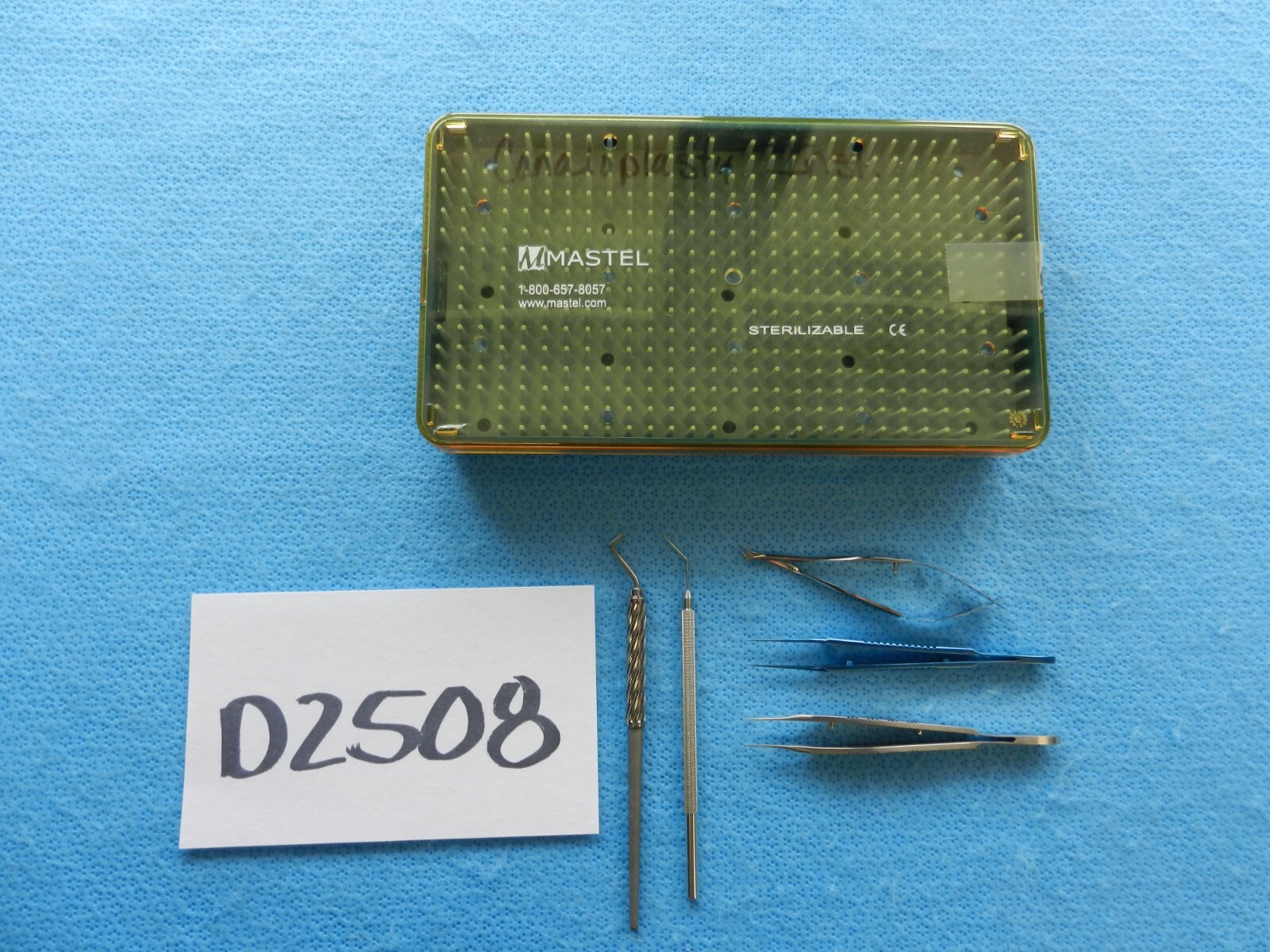 D2508 Rhein Mastel Surgical Ophthalmic Canaloplasty Instrument Set W/ Case