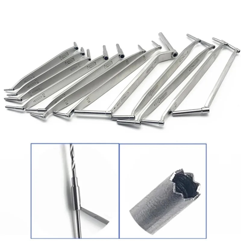 Orthopedic Drill Sleeve Pointed Drill Guide Double Bone Drill Bits Guider Sleeve