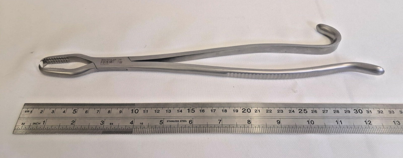 AESCULAP LANE Bone Holding Forceps, without ratchet, straight, 330 mm (13″)