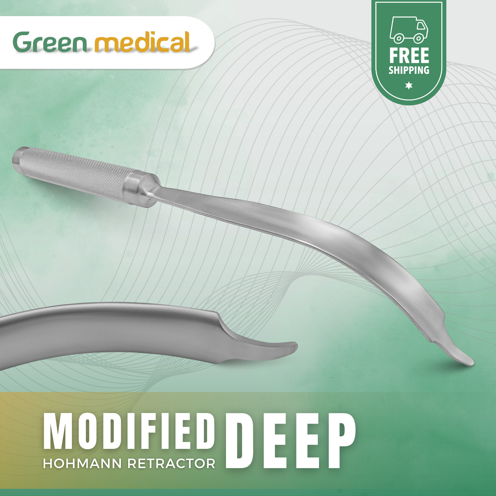 Modified Deep Hohmann Retractor Orthopedic Surgical Instrument – German Steel