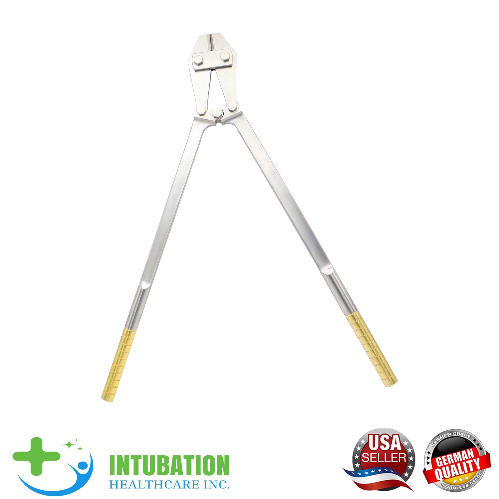 Stainless Steel Pin Cutting Plier TC Gold 56cm Surgical Instrument German Grade