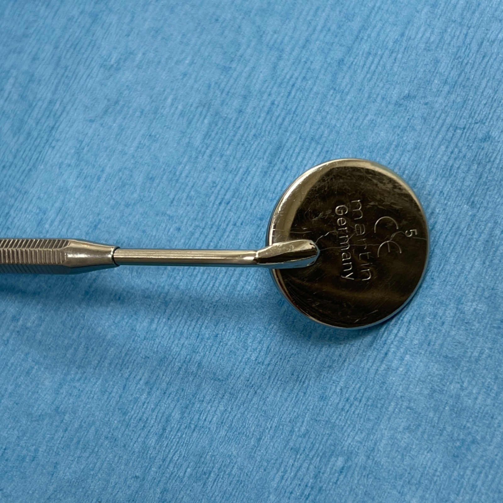 Rigid Mouth/Laryngeal #5 Mirror with Handle, KLS Martin 42-728-01