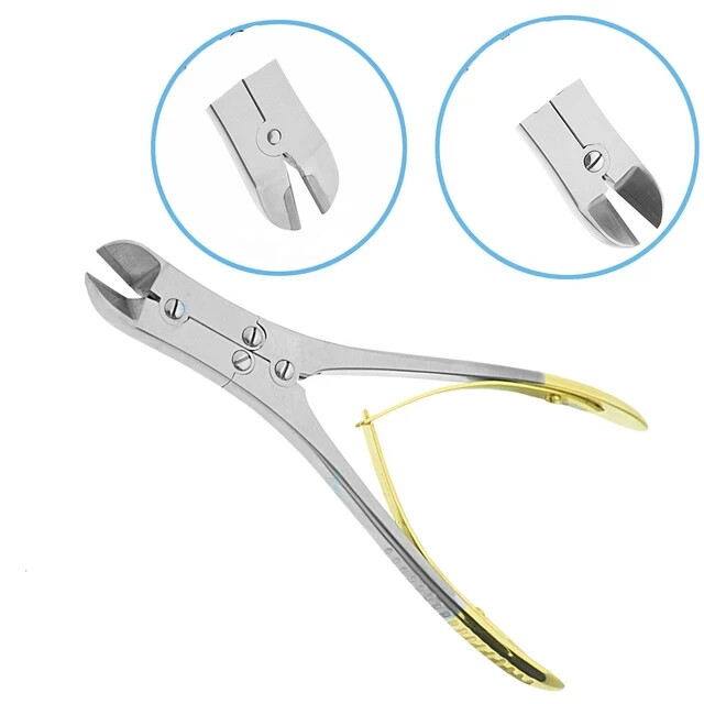 9” Curved Pin & Wire Cutter T/C Orthopedic Surgical Tool CE Marked