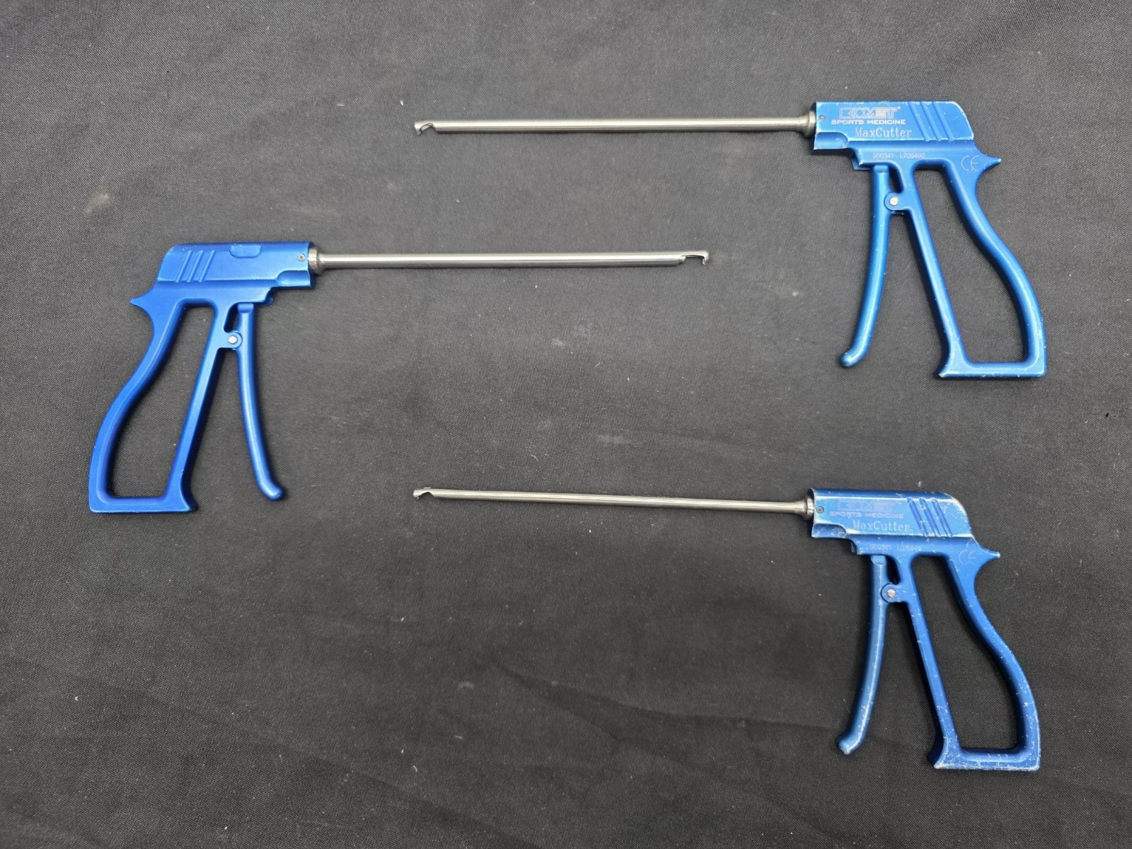 Biomet Arthroscopic Slotted Super Max Cutter Sports Medicine 3 Piece SET