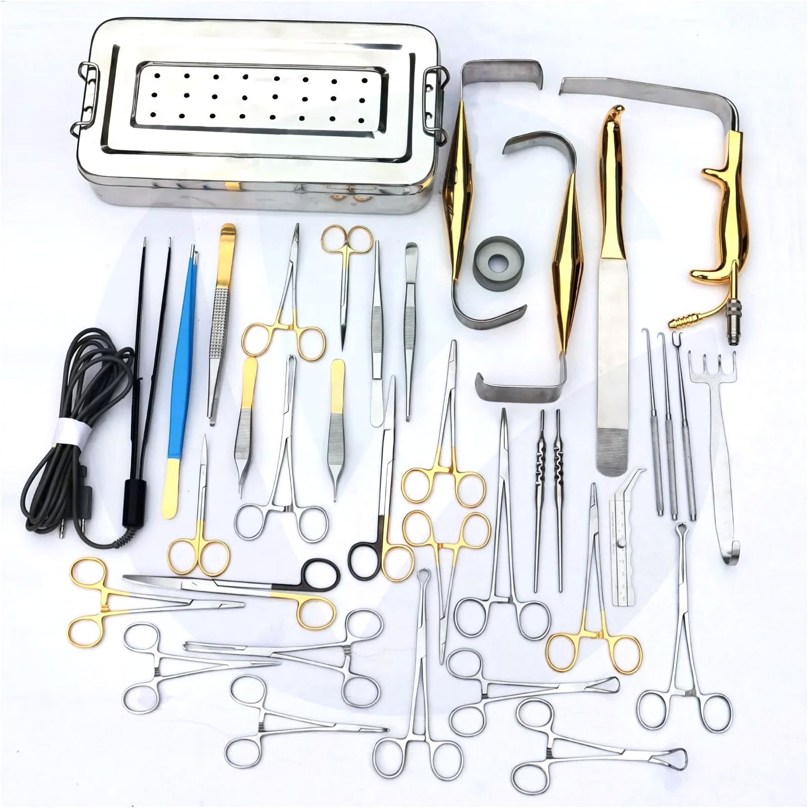 Tebbetts Breast Surgery Instruments Set of 43 PCs, Breast Augmentation Set