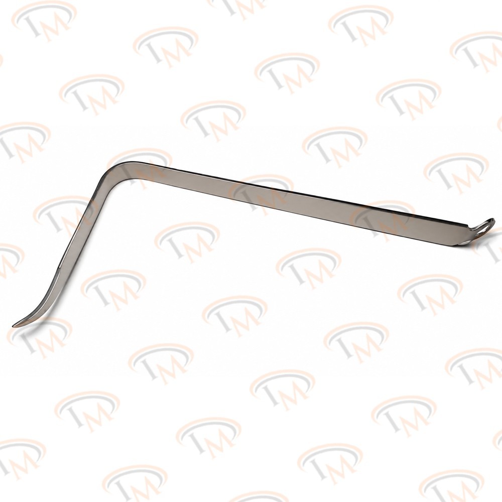 Set of 3 Bent Hohmann Knee Retractors Orthopedic Surgical Instruments Handle 7”