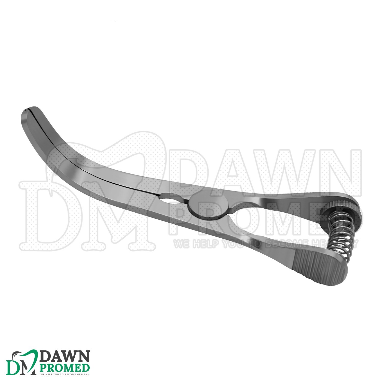 Glover Atraumatic Debakey Bulldog Clamp 3.5” Curved 4cm Jaw Surgical Instrument