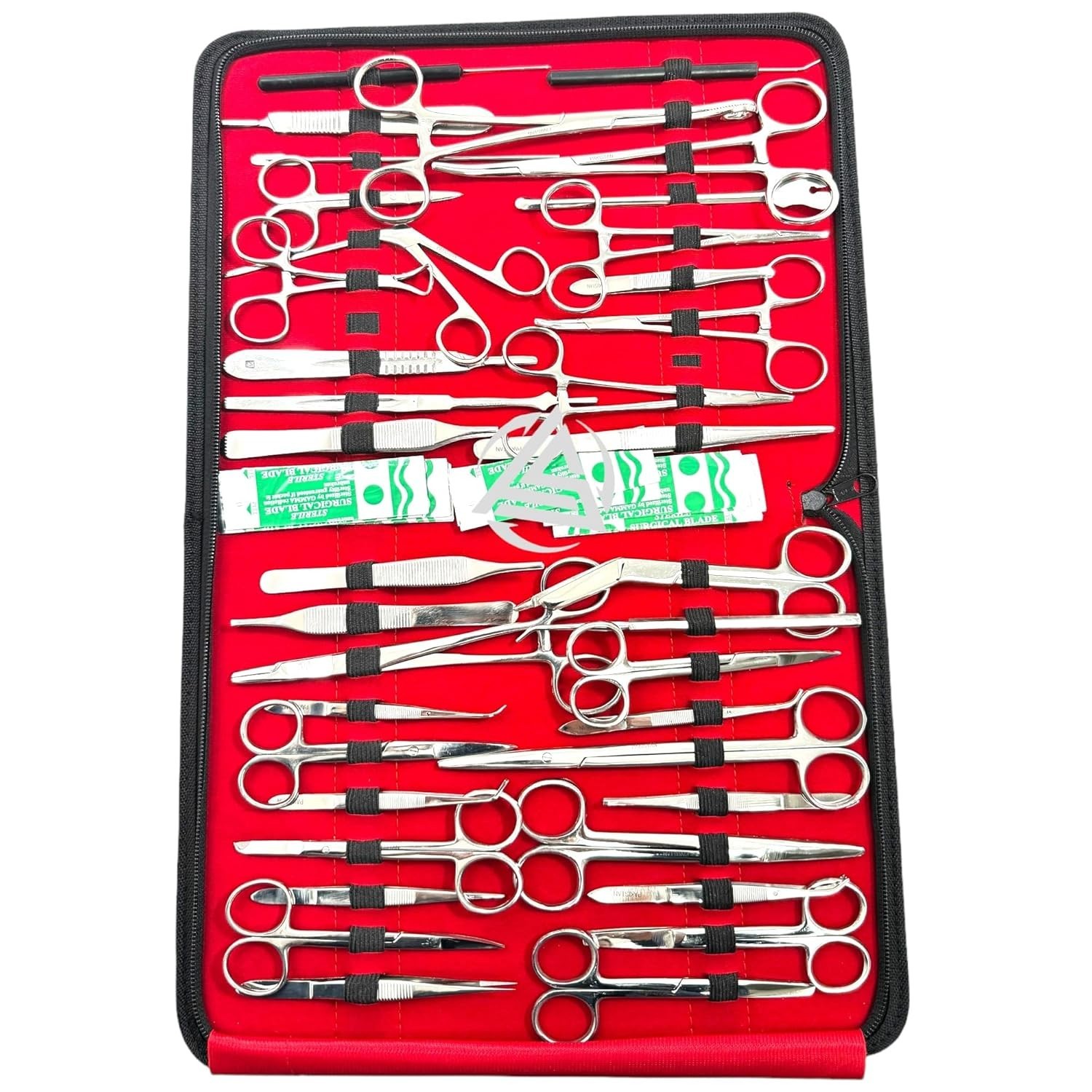 Veterinary !Needle Holder,Scissors,HEMOSTAT Forceps,Scalpel Handles and Blades.