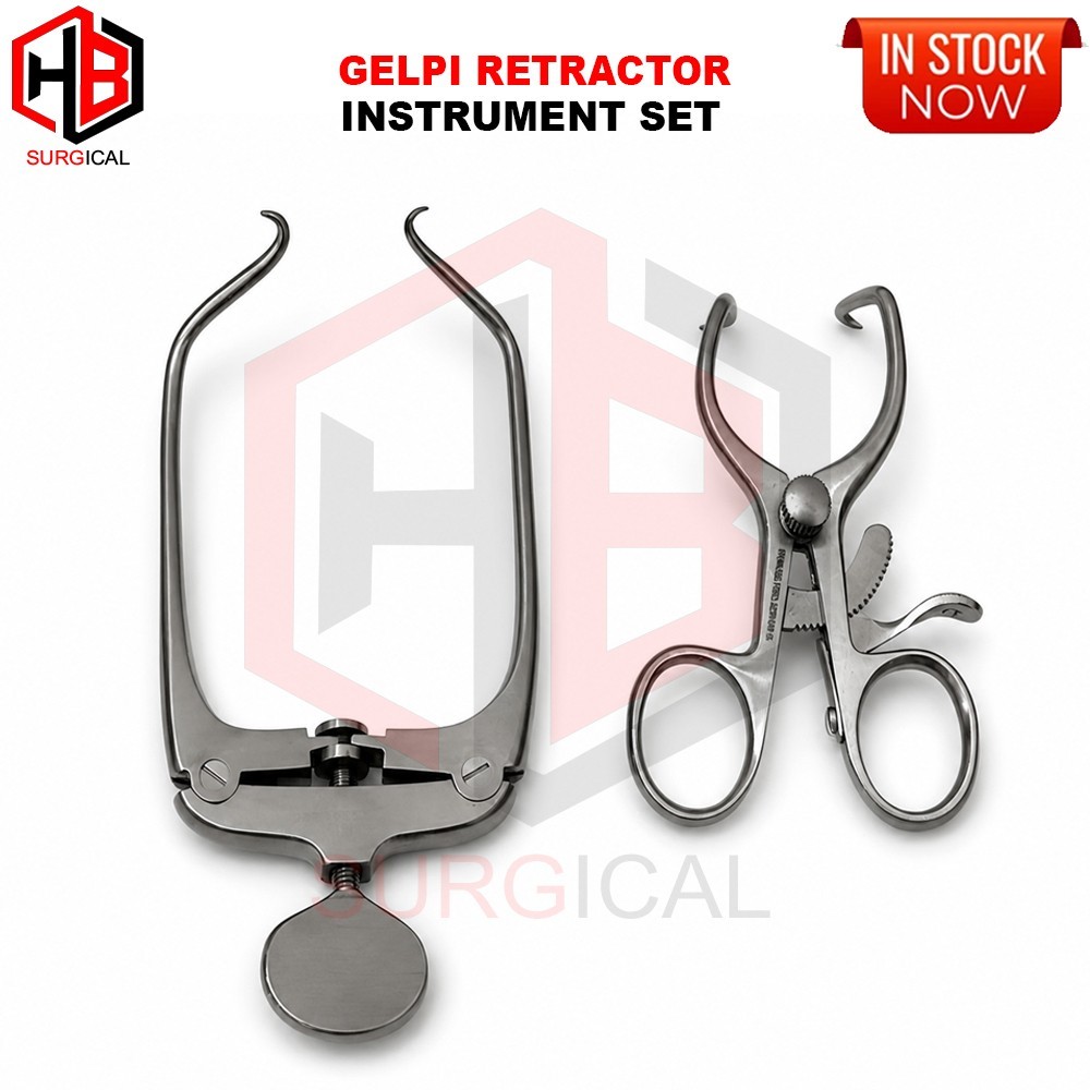 Wallace Stifle Retractor Gelpi Retractors Sharp set pcs 2 Orthopedic Instruments