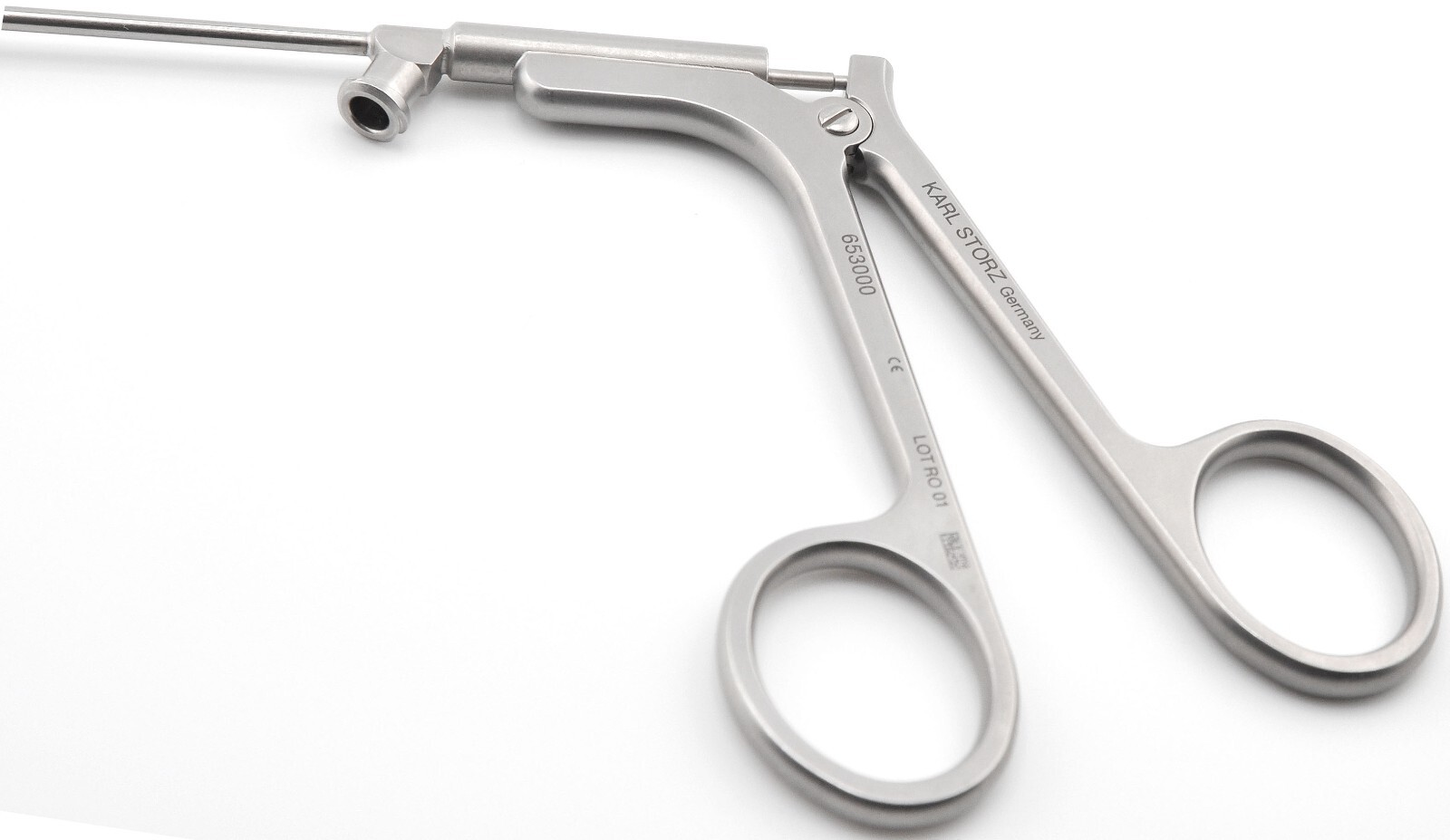 KARL STORZ 653000 HEUWIESER Antrum Grasping Forceps, Fixed Jaw Curved Down 90°